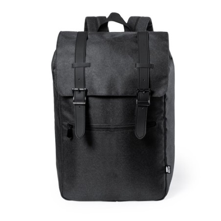 Sac à Dos Éco-responsable Pratique Personnalisé Budley Matières : PET recyclé Couleurs : gris livraison express 24h 48h