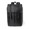 Sac à Dos Éco-responsable Pratique Personnalisé Budley Matières : PET recyclé Couleurs : noir objet promo petit budget