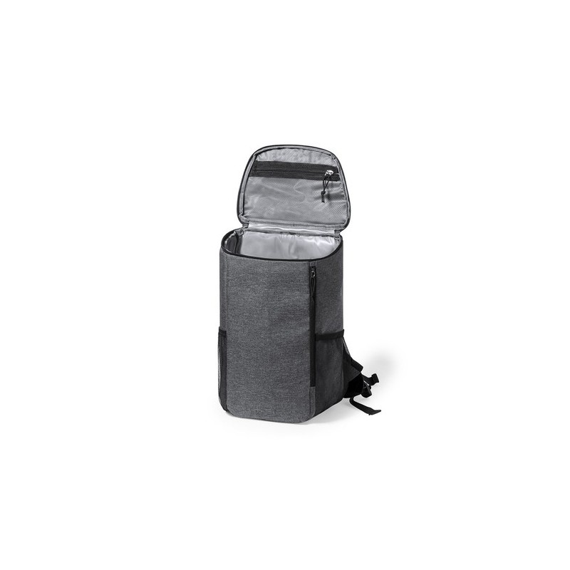 Sac à Dos Isotherme Éco-responsable Personnalisé Kemper Matières : PEVA Couleurs : gris