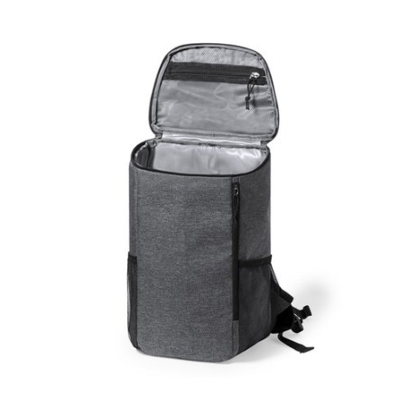 Sac à Dos Isotherme Éco-responsable Personnalisé Kemper Matières : PEVA Couleurs : gris