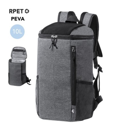 Sac à Dos Isotherme Éco-responsable Personnalisé Kemper Matières : PEVA Couleurs : gris personnalisable avec votre logo