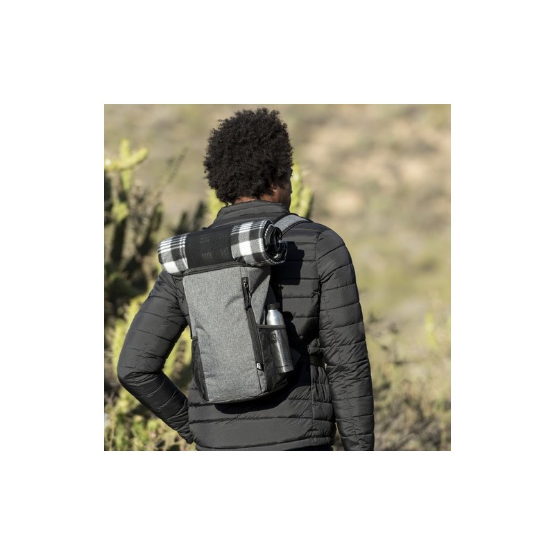 Sac à Dos Isotherme Éco-responsable Personnalisé Kemper Matières : PEVA Couleurs : gris objet promotionnel éco-responsable