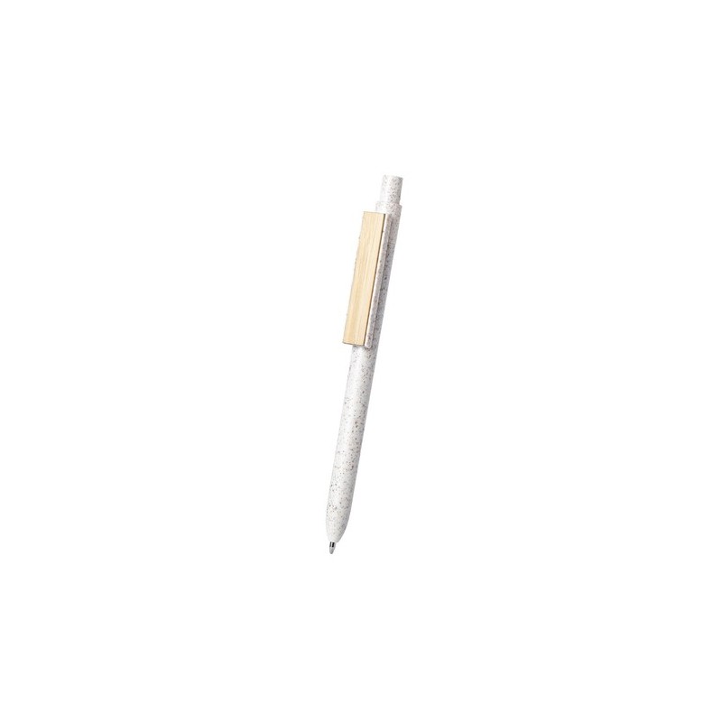 Stylo personnalisé  - Yusin objet publicitaire Matières : bambou Couleurs : naturel cadeau entreprise pas cher