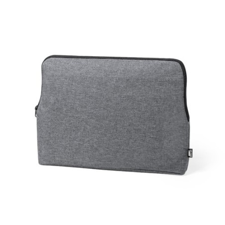 Housse Éco-responsable Personnalisée pour Ordinateur Portable Hops Couleurs : gris Matières : polyester recyclé objet promotionn