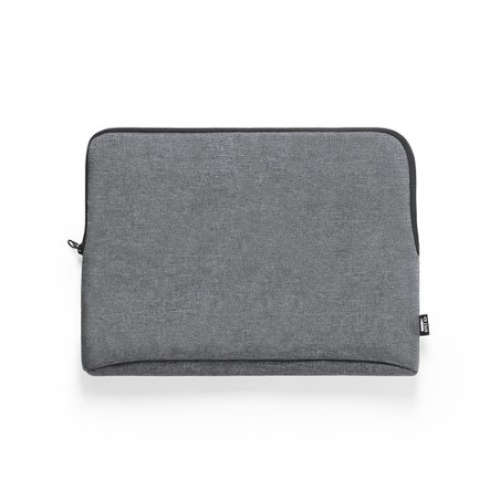 Housse Éco-responsable Personnalisée pour Ordinateur Portable Hops Couleurs : noir Matières : polyester recyclé objet publicitai