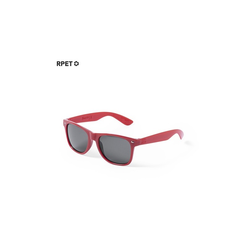 Lunettes de Soleil Personnalisées UV400 Économiques Sigma Matières : PET recyclé Couleurs : bleu objet promotionnel éco-responsa
