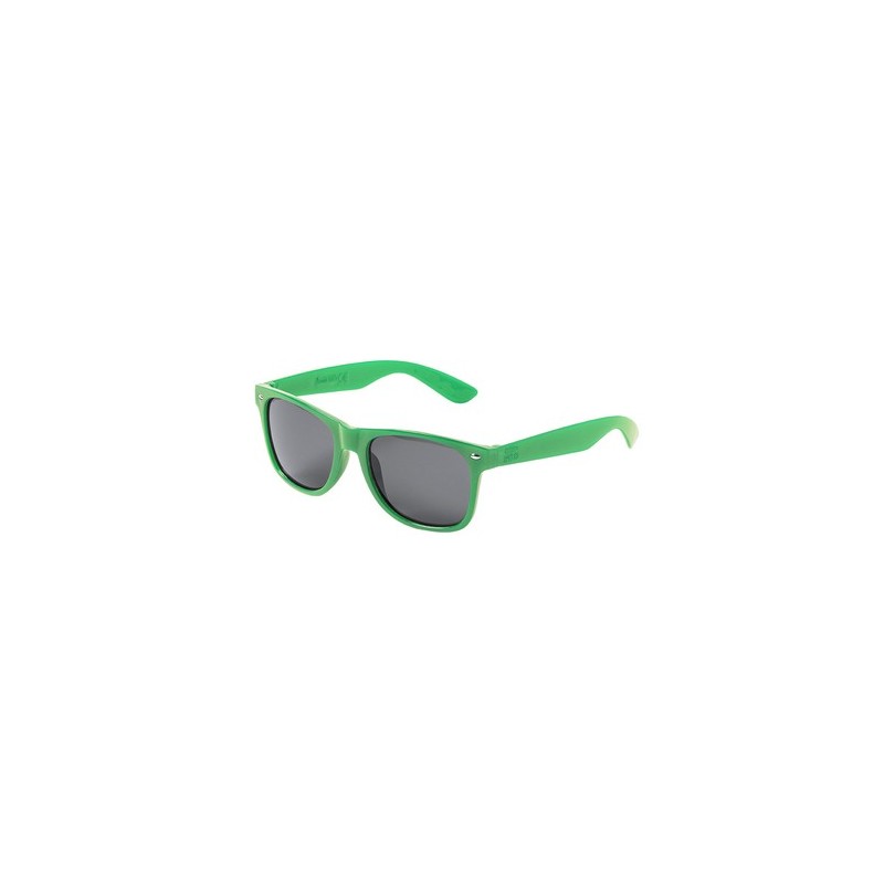 Lunettes de Soleil Personnalisées UV400 Économiques Sigma Matières : PET recyclé Couleurs : vert personnalisable avec votre logo