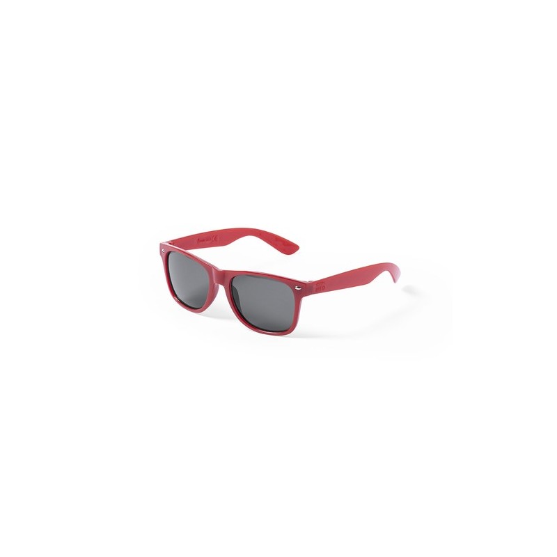Lunettes de Soleil Personnalisées UV400 Économiques Sigma Matières : PET recyclé Couleurs : vert marquage couleur éclatante