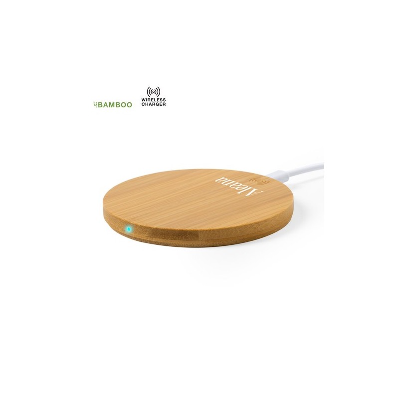 Chargeur Éco-responsable Personnalisable Hebant Matières : bambou