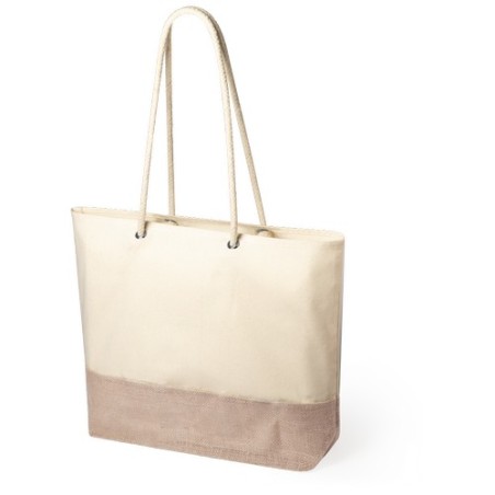 Sac Shopping Bitalex en Jute et Coton Personnalisé