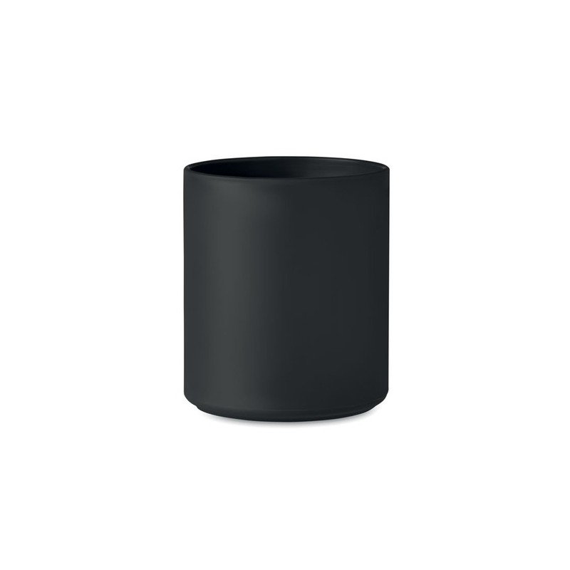 Tasse réutilisable  300 ml personnalisée - MONDAY Matières : polypropylène (PP) Couleurs : noir marquage laser ultra précis