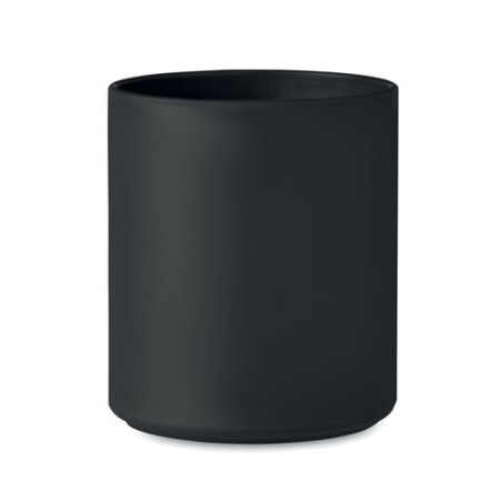 Tasse réutilisable  300 ml personnalisée - MONDAY Matières : polypropylène (PP) Couleurs : noir marquage laser ultra précis