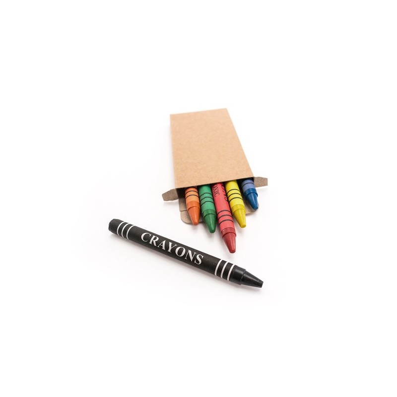 Boîte de Crayons Personnalisable en Cire - Pichi Matières : carton recyclé cadeau entreprise pas cher