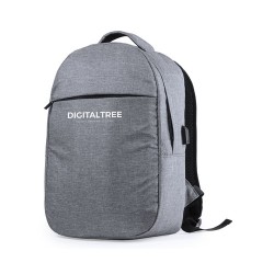 Sac à Dos Personnalisé Sécurisé et Pratique Rigal - pas cher Matières : polyester Couleurs : gris