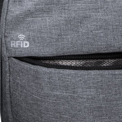 Sac à Dos Personnalisé Sécurisé et Pratique Rigal - pas cher Matières : polyester Couleurs : gris goodies publicitaire événement