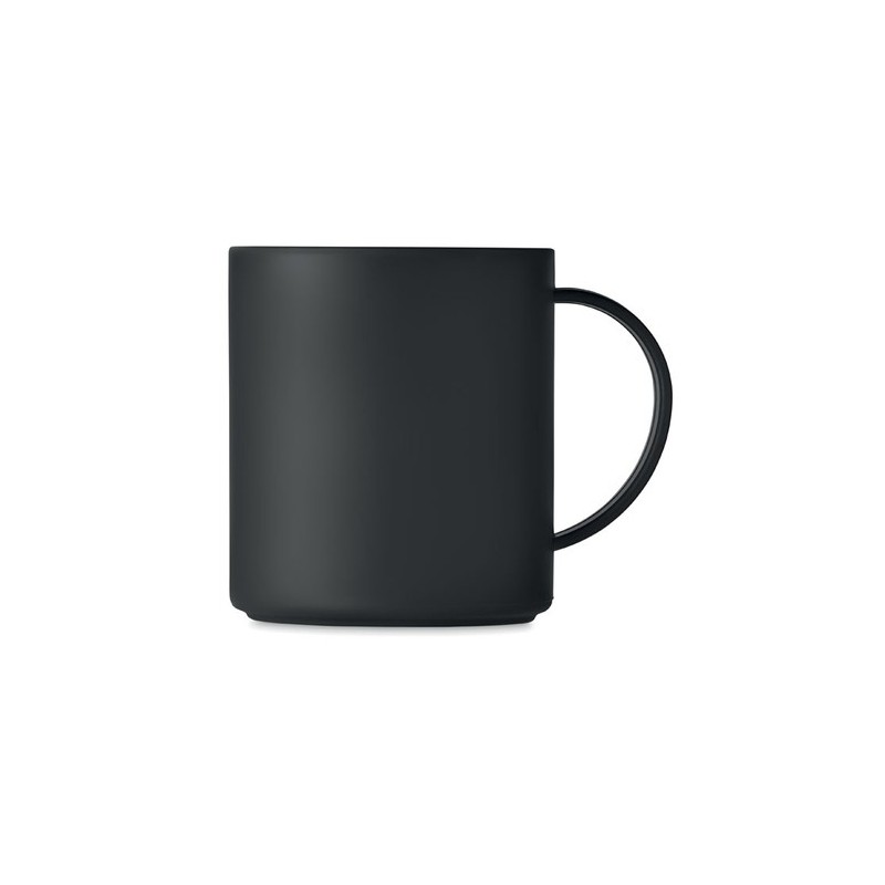 Tasse réutilisable  300 ml personnalisée - MONDAY Matières : polypropylène (PP) Couleurs : noir accessoire événementiel unique
