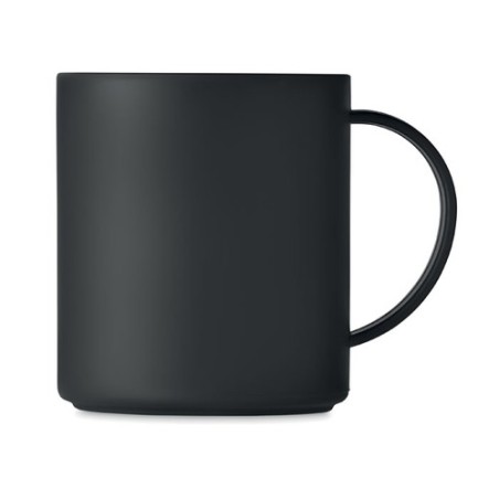Tasse réutilisable  300 ml personnalisée - MONDAY Matières : polypropylène (PP) Couleurs : noir accessoire événementiel unique