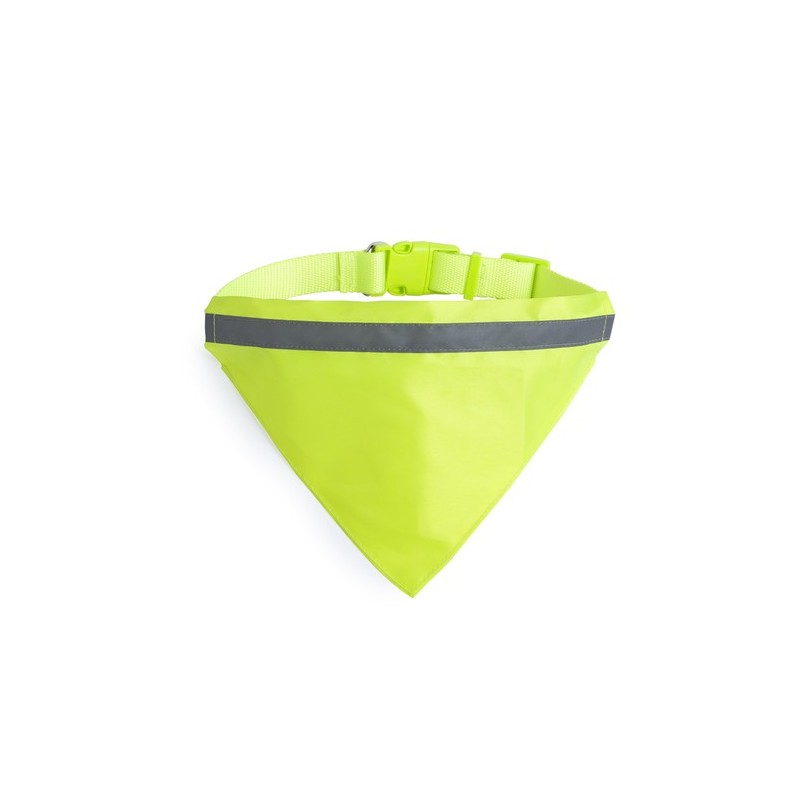 Collier Personnalisé Bandana Éco-responsable pour Animaux - Bipols Matières : polyester Couleurs : jaune cadeau entreprise pas c
