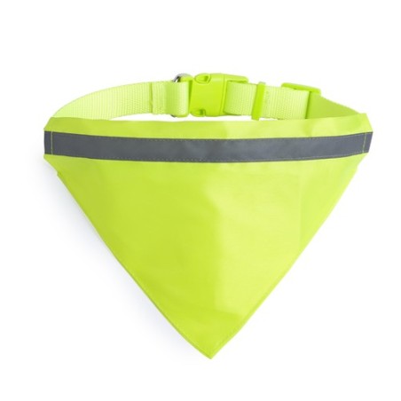Collier Personnalisé Bandana Éco-responsable pour Animaux - Bipols Matières : polyester Couleurs : jaune cadeau entreprise pas c