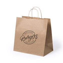 Sac en Papier Personnalisé Take Away Matières : papier recyclé