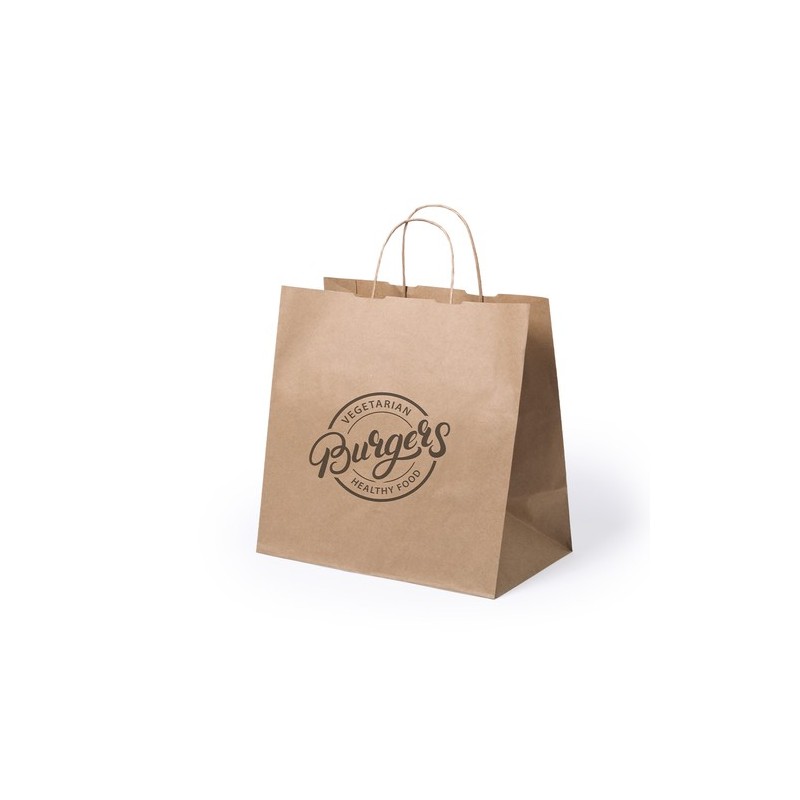 Sac en Papier Personnalisé Take Away Matières : papier recyclé