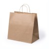 Sac en Papier Personnalisé Take Away Matières : papier recyclé personnalisable avec votre logo