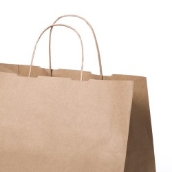Sac en Papier Personnalisé Take Away Matières : papier recyclé cadeau entreprise pas cher