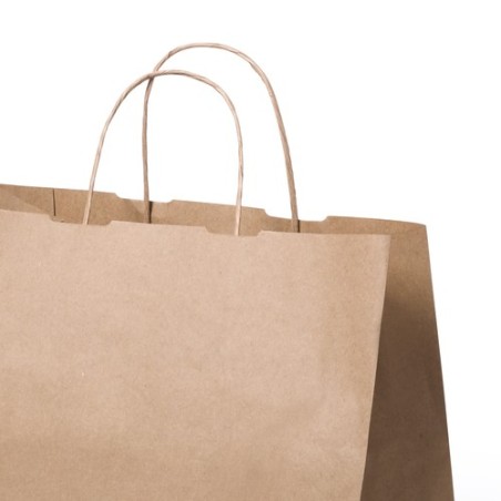 Sac en Papier Personnalisé Take Away Matières : papier recyclé cadeau entreprise pas cher
