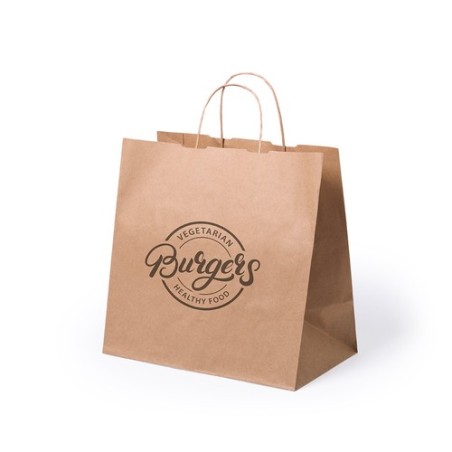 Sac en Papier Personnalisé Take Away Matières : papier recyclé impression haute définition