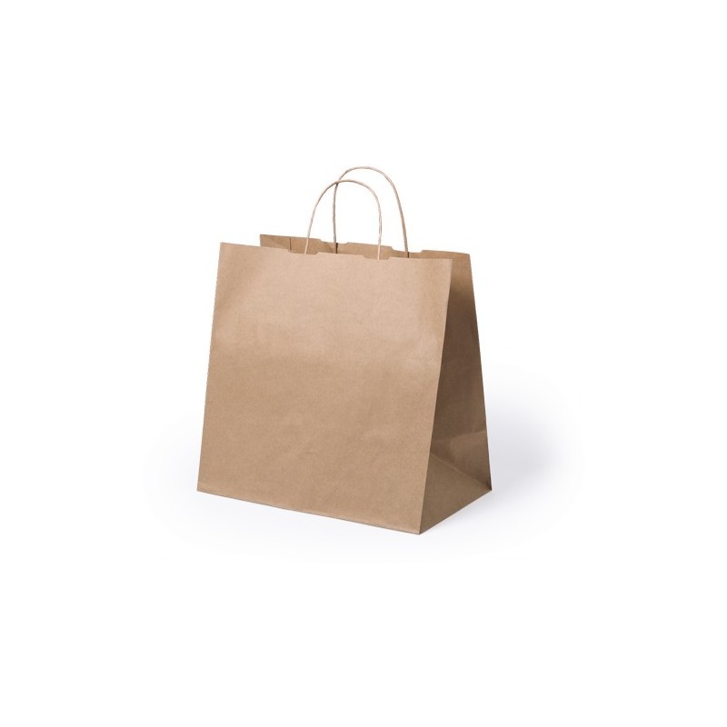 Sac en Papier Personnalisé Take Away Matières : papier recyclé marquage laser ultra précis