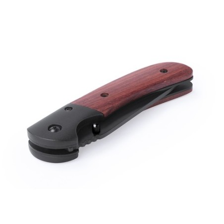Couteau de Poche Personnalisable Éco-responsable - Dertam Matières : bois personnalisable avec votre logo