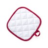 Manique Personnalisée Éco-responsable - Kalmont Matières : polyester Couleurs : rouge