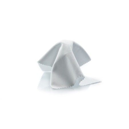 Chiffon nettoyant personnalisé  Gildor | Accessoires de bureau publicitaires pas chers Matières : polyester Couleurs : blanc cad