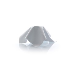 Chiffon nettoyant personnalisé  Gildor | Accessoires de bureau publicitaires pas chers Matières : polyester Couleurs : blanc mar