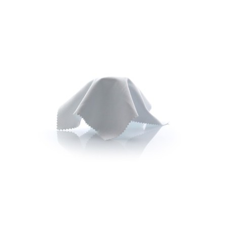 Chiffon nettoyant personnalisé  Gildor | Accessoires de bureau publicitaires pas chers Matières : polyester Couleurs : blanc mar