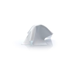 Chiffon nettoyant personnalisé  Gildor | Accessoires de bureau publicitaires pas chers Matières : polyester Couleurs : blanc liv