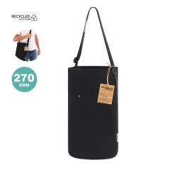 Sac personnalisé pas cher Harkal Couleurs : noir Matières : toile recyclée 2