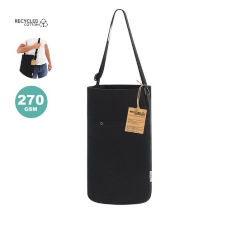 Sac personnalisé pas cher Harkal Couleurs : noir Matières : toile recyclée personnalisable avec votre logo