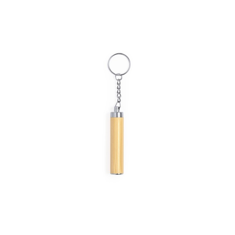 Porte-Clés Lampe Éco-responsable et Pratique Personnalisée pas cher - Joper Matières : bambou personnalisable avec votre logo