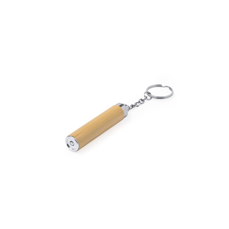 Porte-Clés Lampe Éco-responsable et Pratique Personnalisée pas cher - Joper Matières : bambou cadeau entreprise pas cher