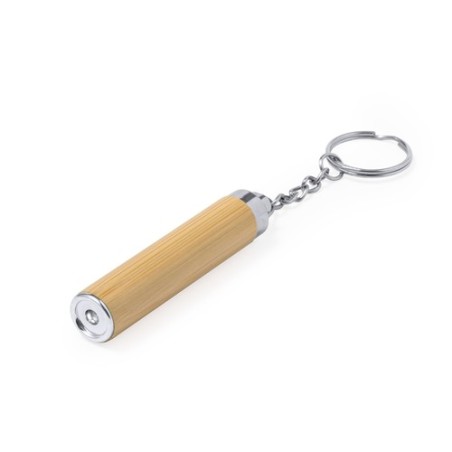 Porte-Clés Lampe Éco-responsable et Pratique Personnalisée pas cher - Joper Matières : bambou cadeau entreprise pas cher