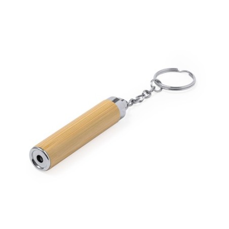 Porte-Clés Lampe Éco-responsable et Pratique Personnalisée pas cher - Joper Matières : bambou goodies publicitaire événementiel
