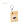 Porte-Clés Éco-responsable Multifonction Pratique Nish Matières : bambou