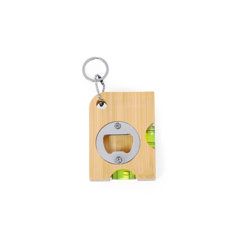 Porte-Clés Éco-responsable Multifonction Pratique Nish Matières : bambou personnalisable avec votre logo