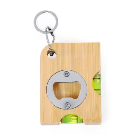 Porte-Clés Éco-responsable Multifonction Pratique Nish Matières : bambou personnalisable avec votre logo