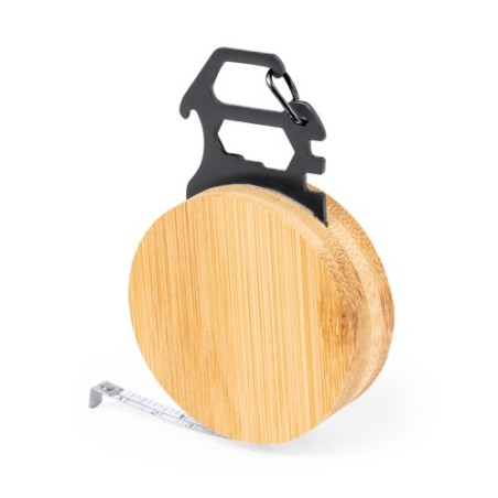 Mètre Grade Multi-Outils Personnalisé 1m Denwa Matières : bambou goodies publicitaire événementiel