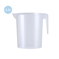 Carafe Mesureur Incassable Personnalisée 2,2L Sasuk Matières : polypropylène (PP)