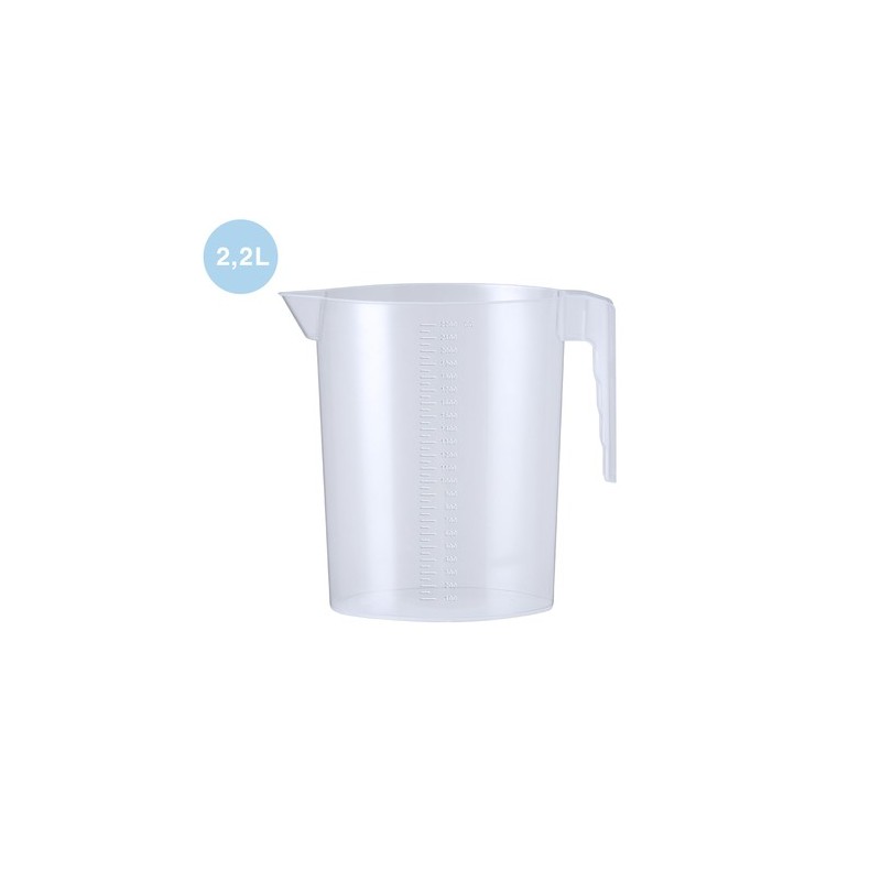 Carafe Mesureur Incassable Personnalisée 2,2L Sasuk Matières : polypropylène (PP)