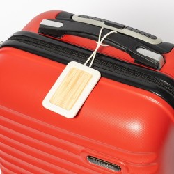 Identificateur Éco-responsable Personnalisé de Valise Holda pas cher Matières : bambou impression haute définition