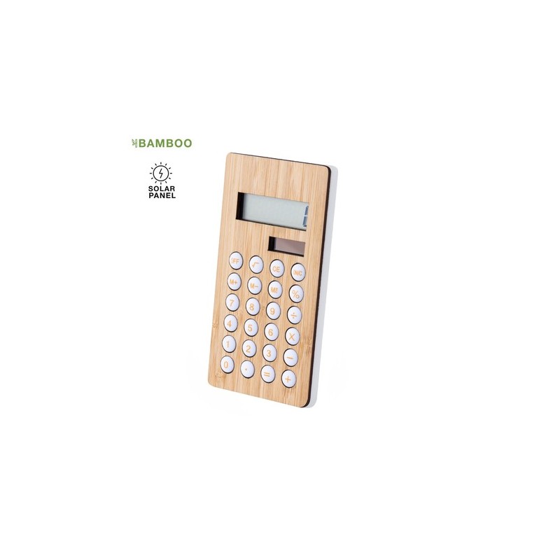 Calculatrice Sitax en Bambou Écologique